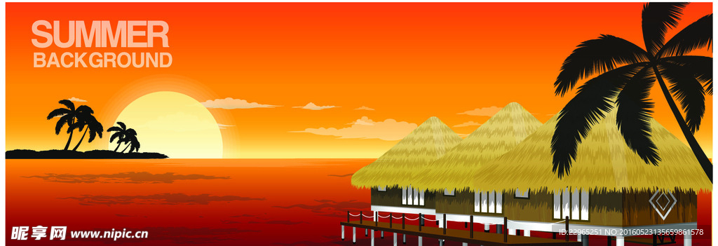 夏天背景