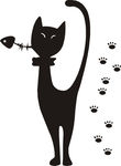 猫 剪影