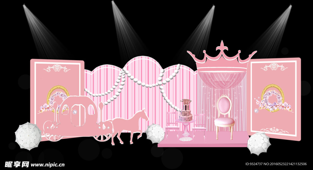 粉色主题婚礼下载图片