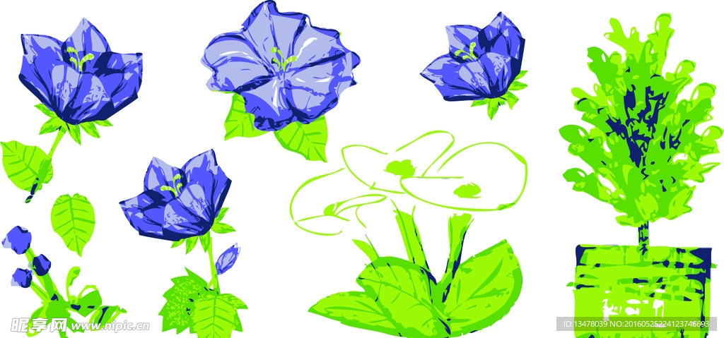 水彩插画