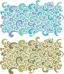 卡通浪花素材