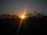 校园里的夕阳