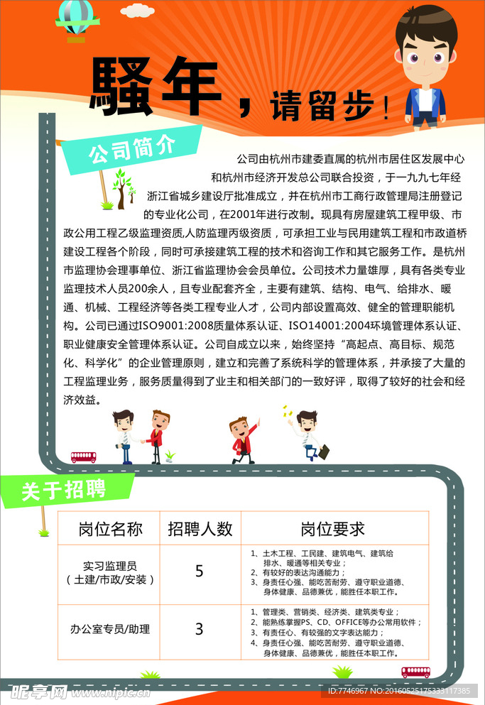创意招聘海报