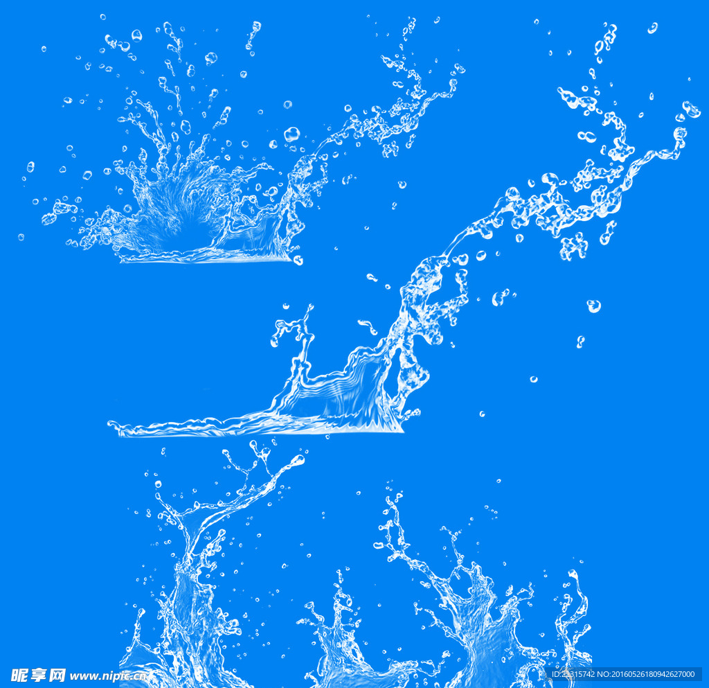 水花素材