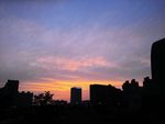 傍晚夕阳