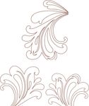 欧式复古花纹