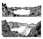 长白山天池矢量