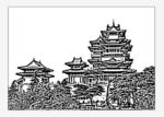 南京望江楼矢量