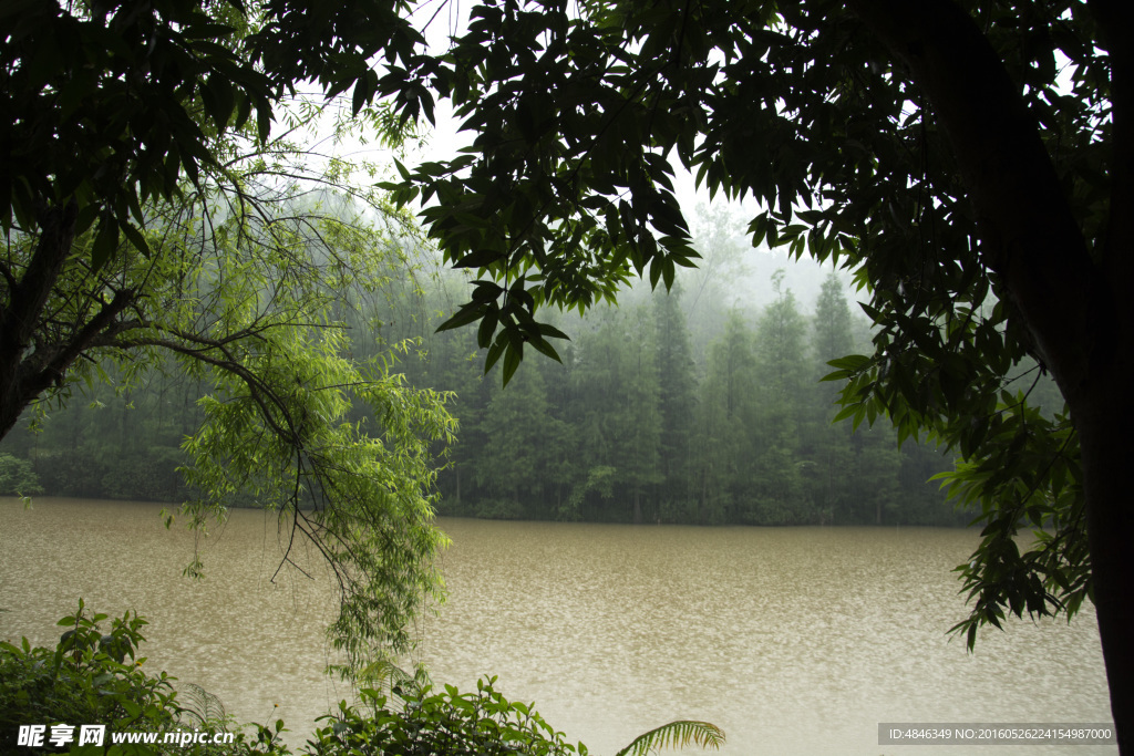 湖景风光