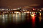 夜晚城市大桥