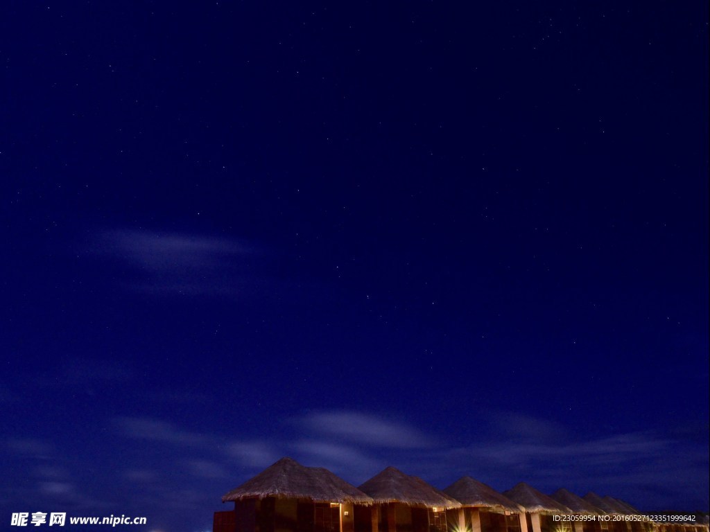 马尔代夫夜景