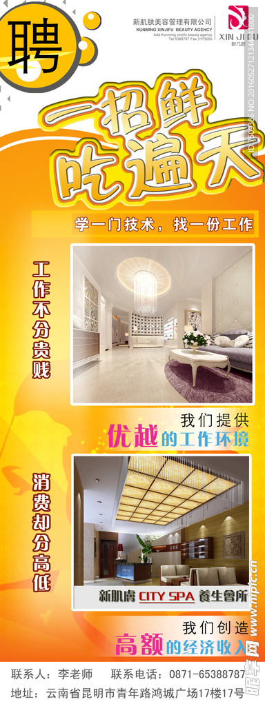 招聘展架