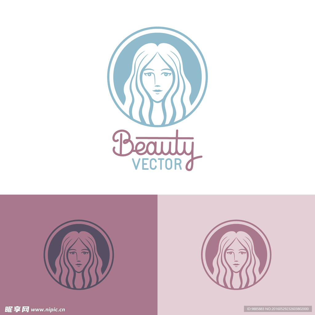 美女logo