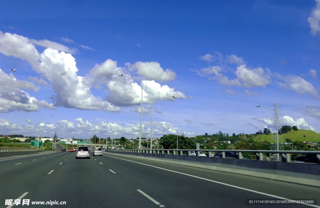 新西兰高速公路风景