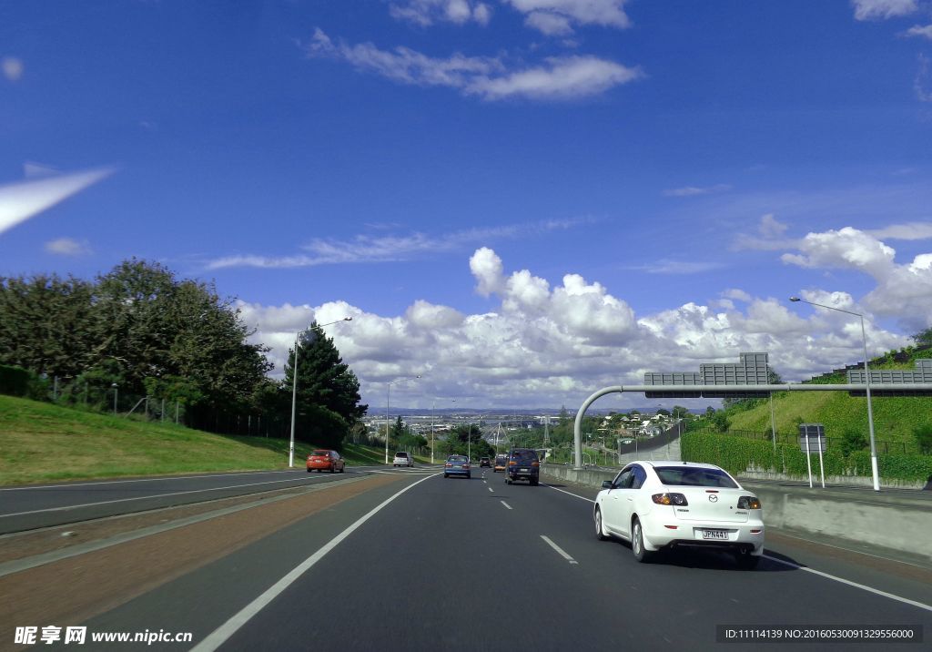 新西兰高速公路风景
