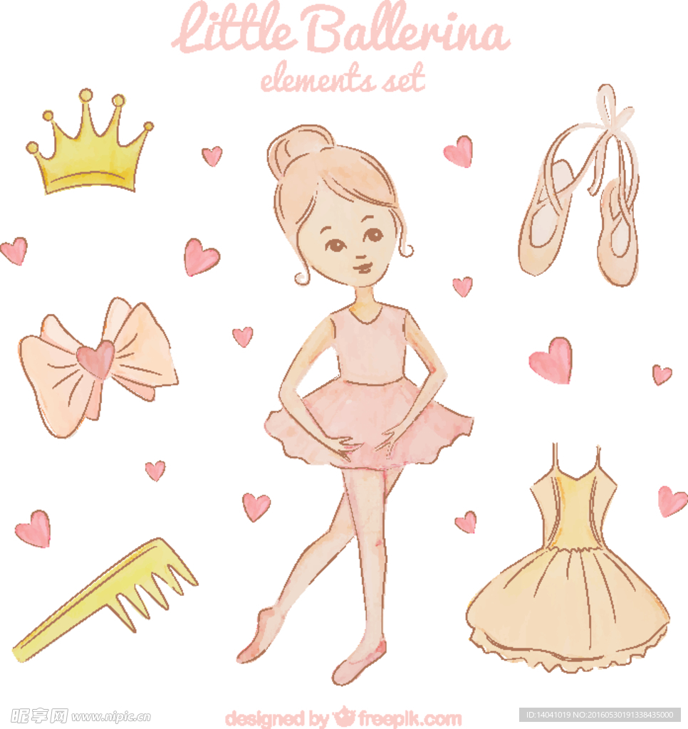 可爱的小芭蕾舞