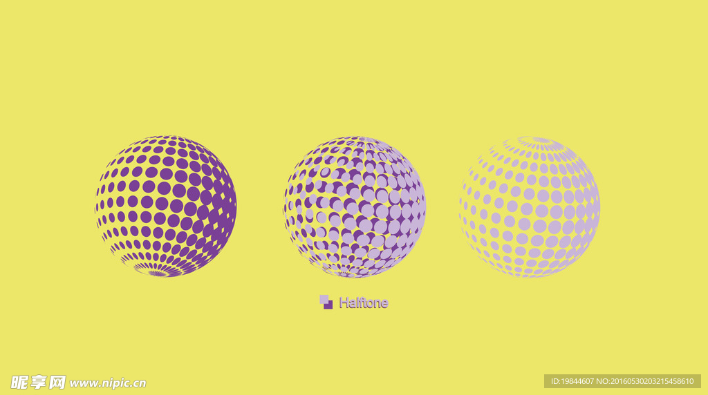 原创3D Halftone视觉
