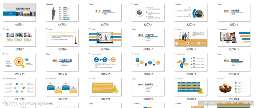 商业项目计划通用PPT