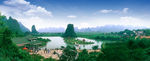 银子岩全景