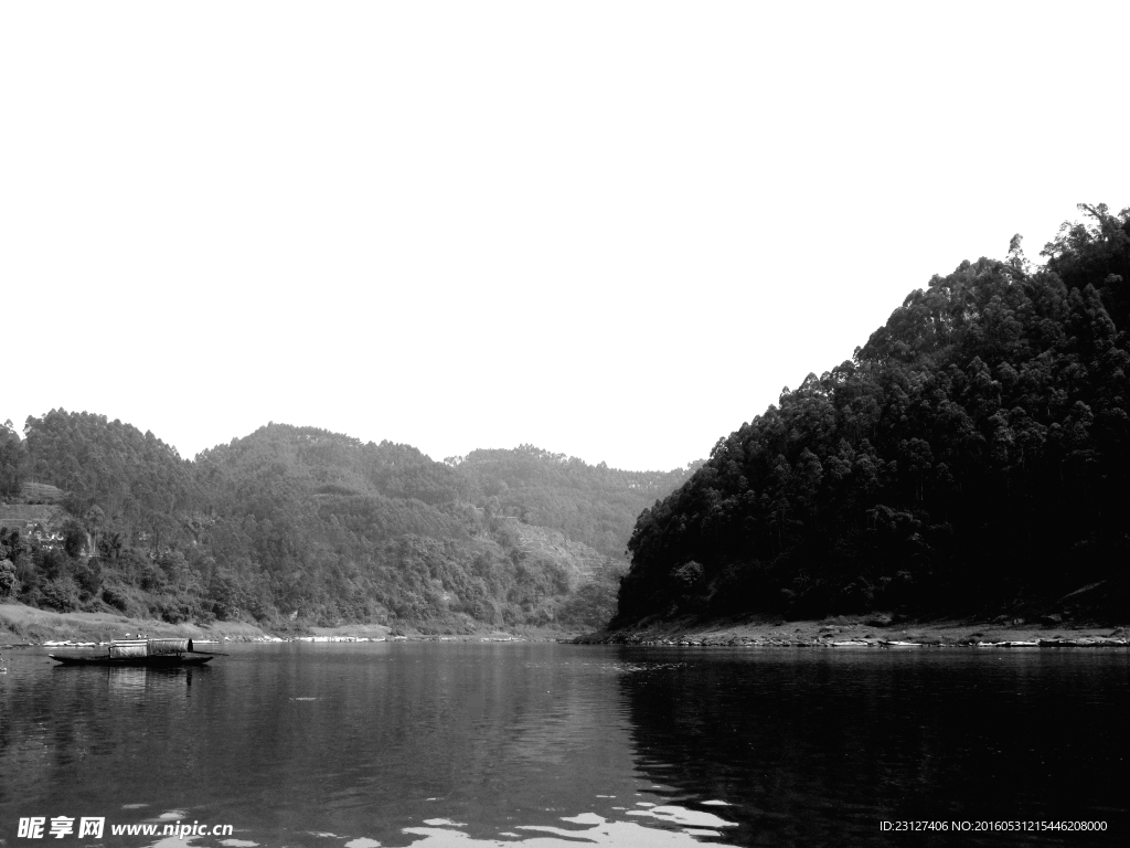 黑白风景