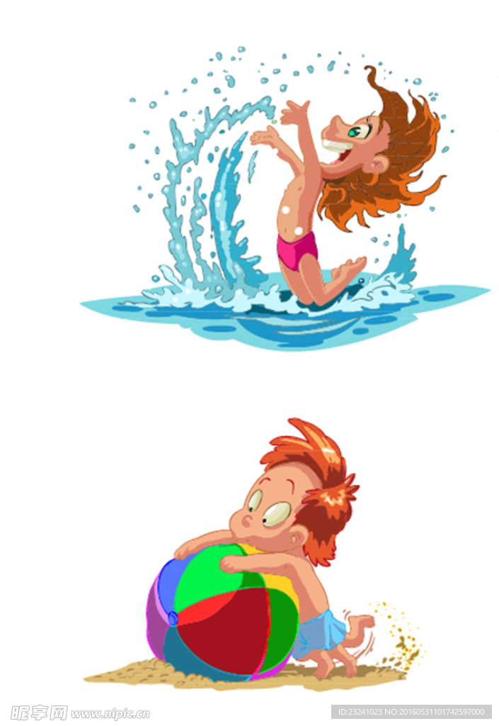 夏季儿童 游泳