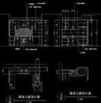 现代简约家装 厨房立面大样图