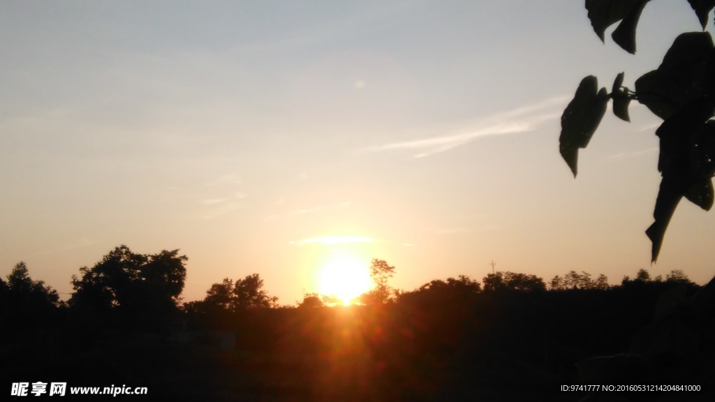 夕阳西下