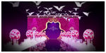 玫紫色婚礼背景底纹欧式花纹