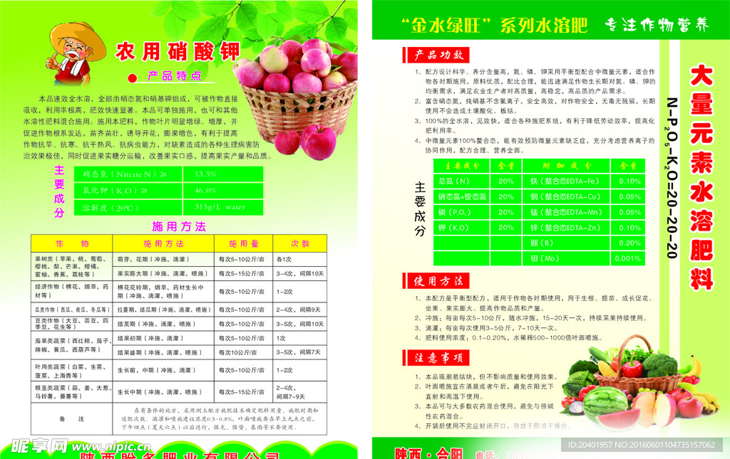 肥料海报