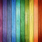 彩虹色木板图