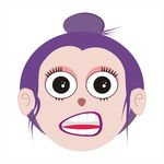 矢量卡通情侣人物头像