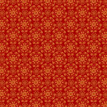 新年花纹