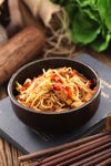 石锅咸鱼虾干豆芽仁