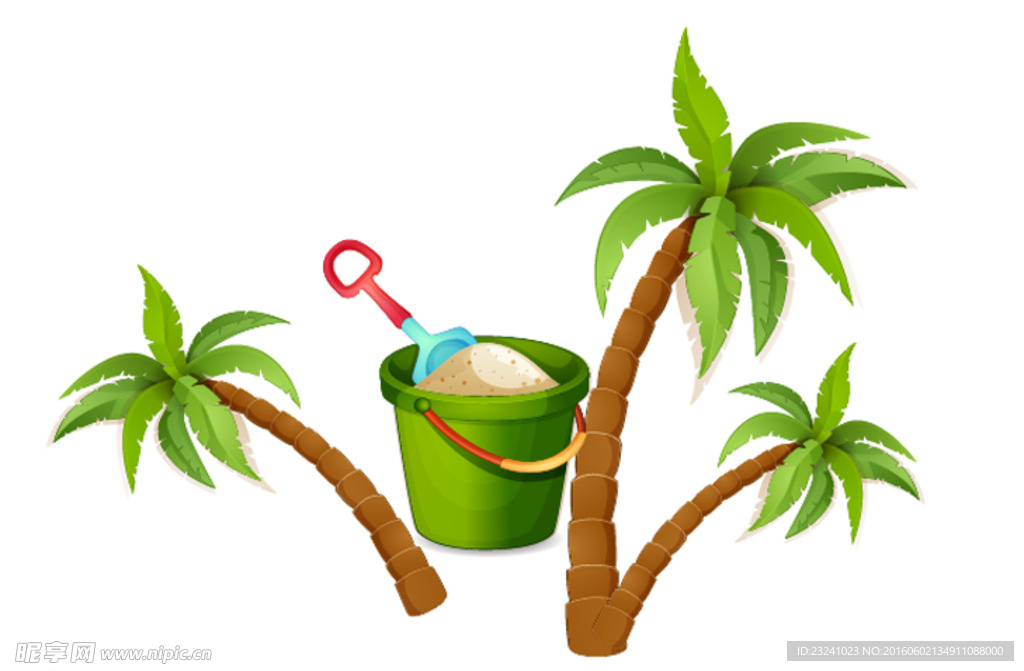 椰子树 沙滩玩具