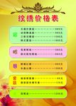 纹绣价格表
