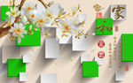 3D玉兰花图片