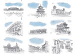 CHINA 建筑 风景 自然景