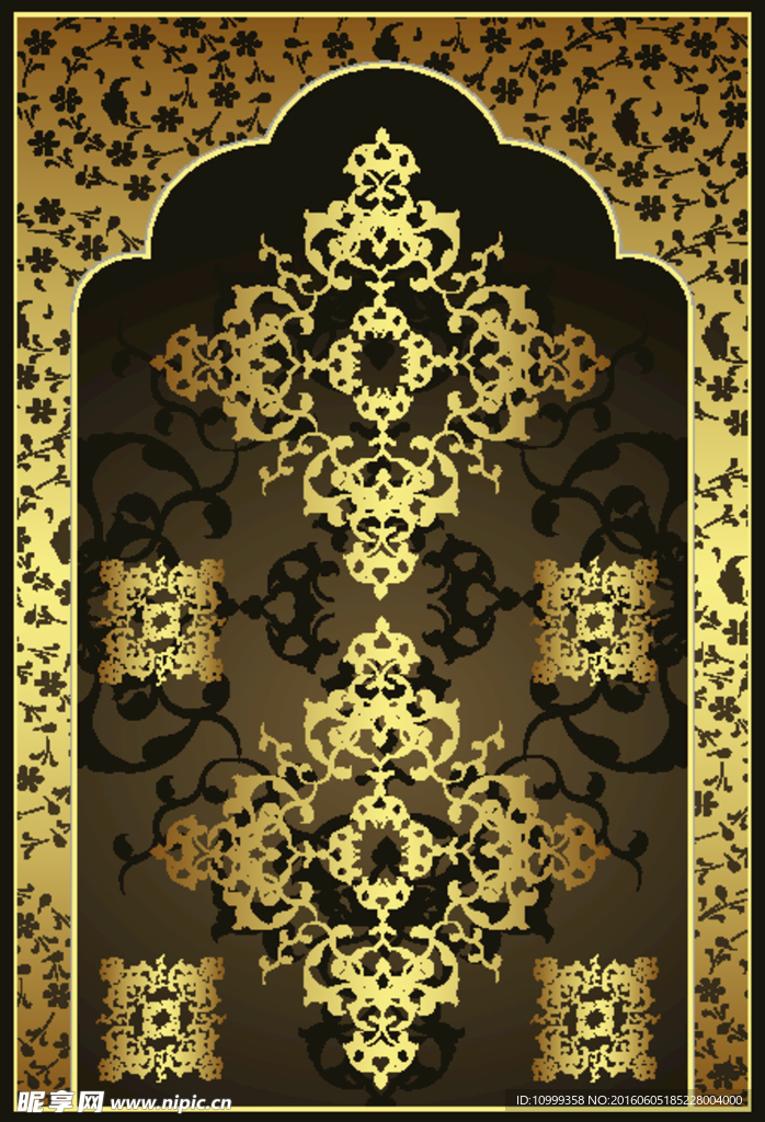 金色底纹