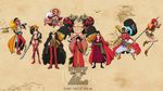 路飞 索罗 香克斯 娜美