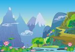矢量山水图