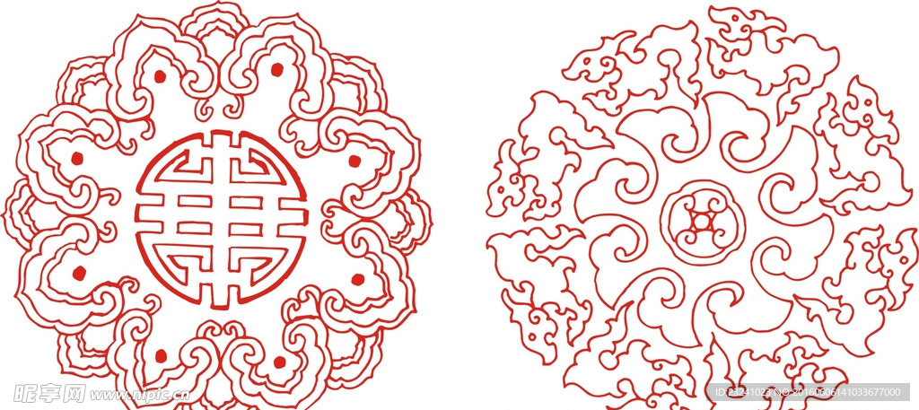 古典圆形