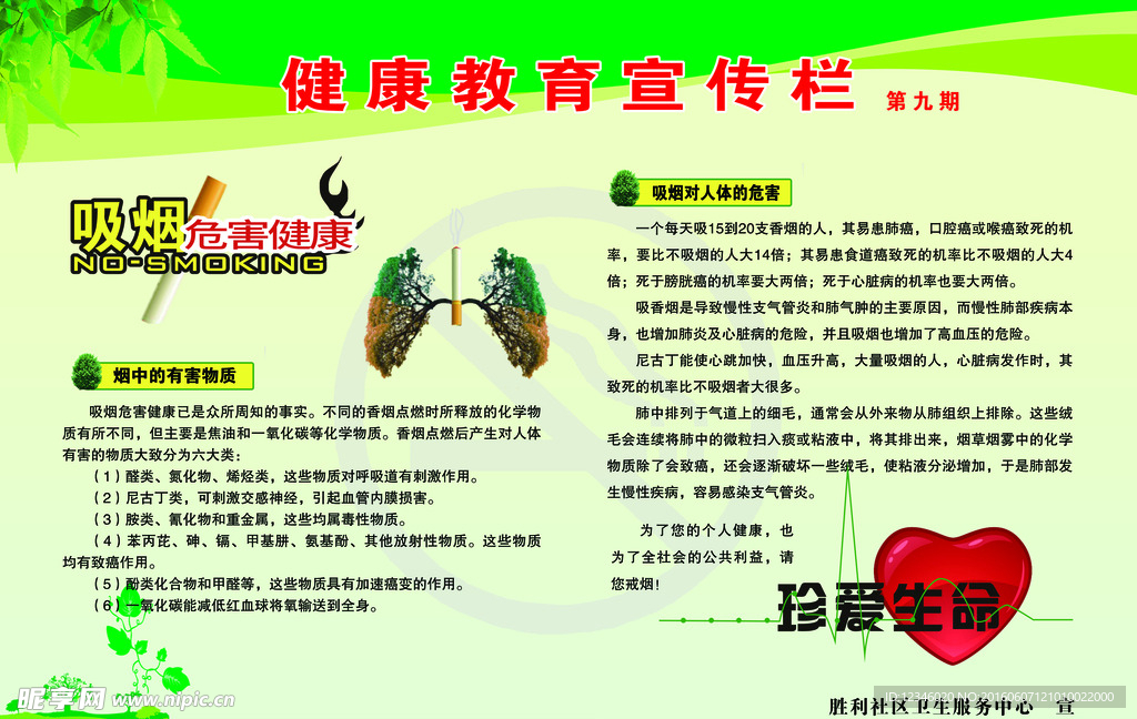 健康教育宣传栏