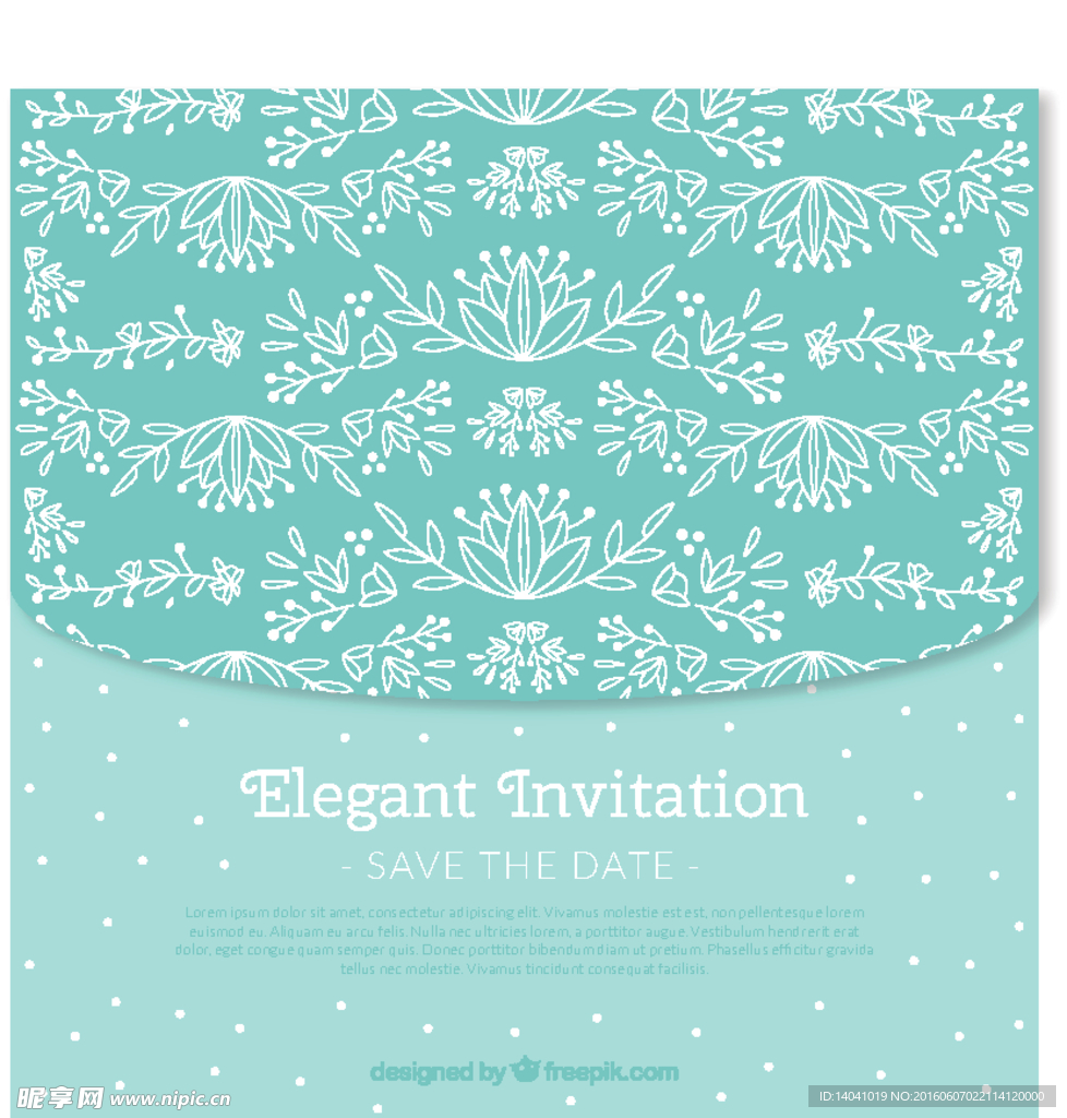 复古风格的花卉