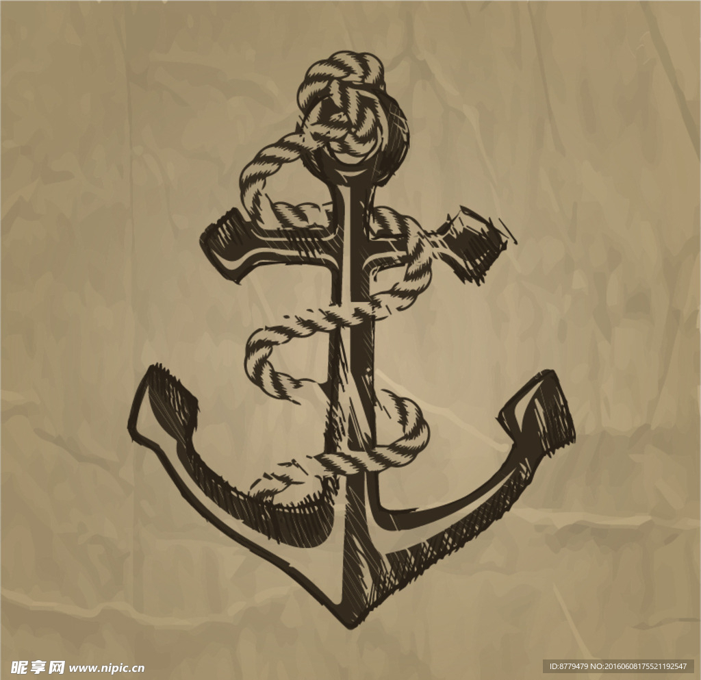 彩船锚