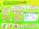 健康知识流感 卡通