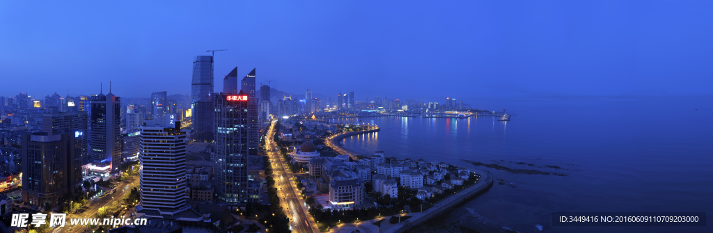 青岛城市夜景