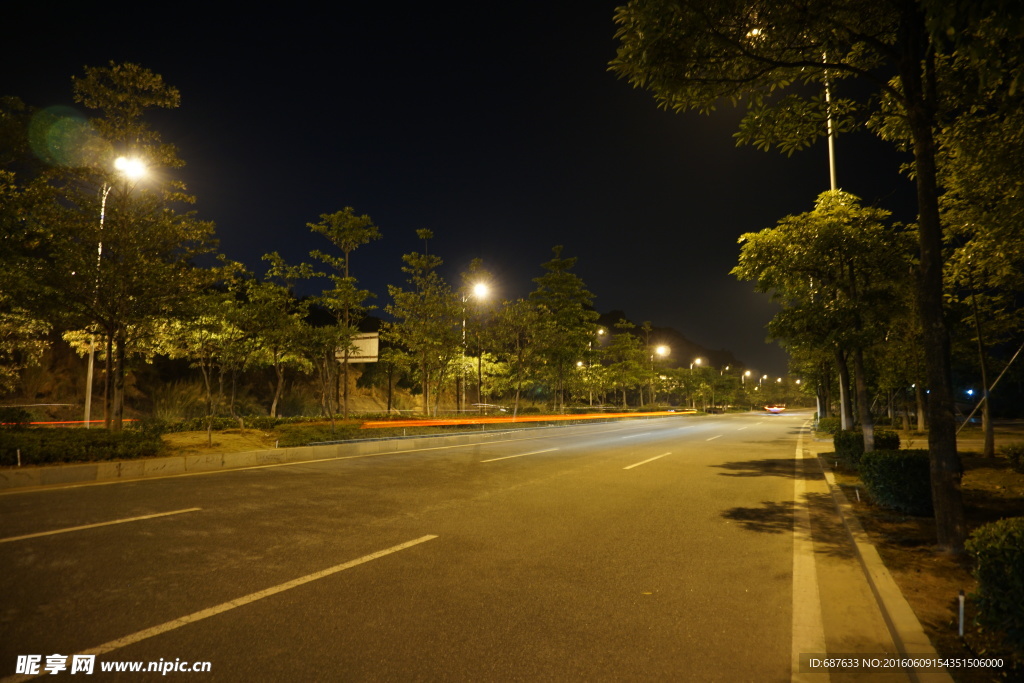 城市街道夜景