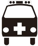 救护车 黑白图