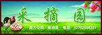 采摘园 喷绘