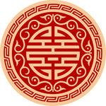 中国传统圆形花纹